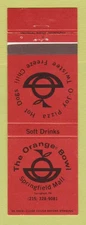 Matchbook Cover - Orange Bowl Springfield PA Mall Pizza Twistee Freeze