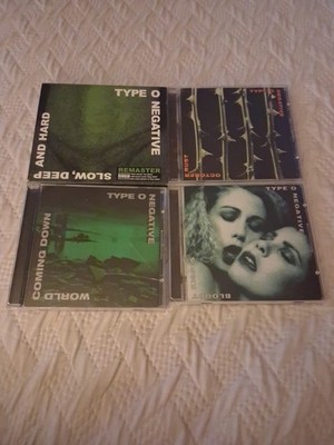 Type O Negative cd lot Bloody Kisses October Rust World Coming Down SlowDeepHard