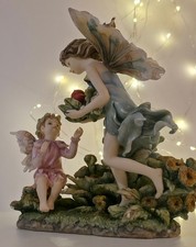 RARE Vintage Regency Fine Arts "Fruit Offering" Hand Painted  Figurine 2001