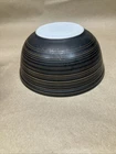 Vintage 1964-65 Pyrex Terra Matte 403, 2 1/2 Qt. Nesting Mixing Bowl Brown Black