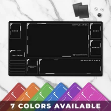 Gundam Card Game Playmat with Zones - 24"x14" Card Mat for GCG Gift Play Mat