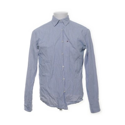 Tommy Hilfiger, Hemd, Größe: M, Vintage Fit, Blau/Weiß, Baumwolle, Streifen #YBF