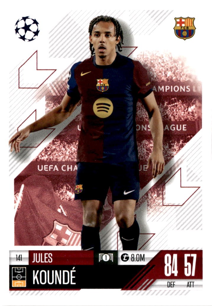 2024-25 Topps Match Attax #141 Jules Kounde FC Barcelona | eBay