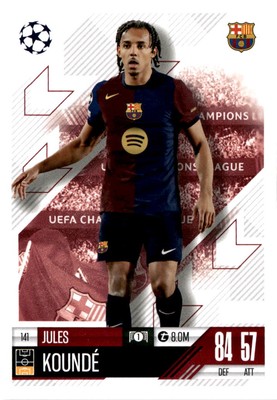 2024-25 Topps Match Attax #141 Jules Kounde FC Barcelona | eBay