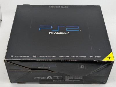Sony PS2 Midnight Black SCPH-50000NB NTSC-J Console Boxed Tested w