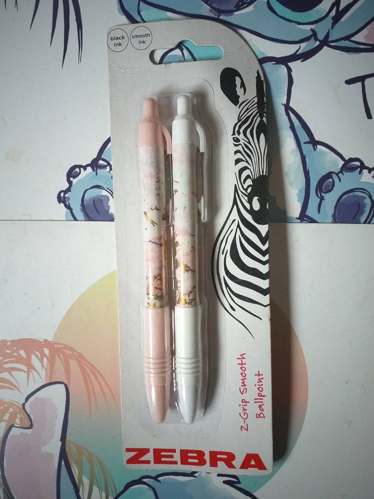 ZEBRA:  Z-GRIP BALLPOINT PEN X 2 PENS