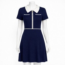 Alexia Admor Franchine Collared Nautical Knit...