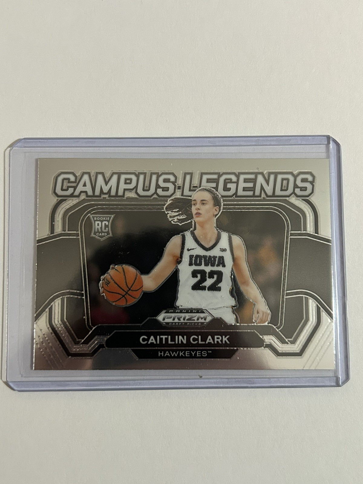 2024 Prizm Draft Picks Caitlin Clark Campus Legends RC #5 Iowa