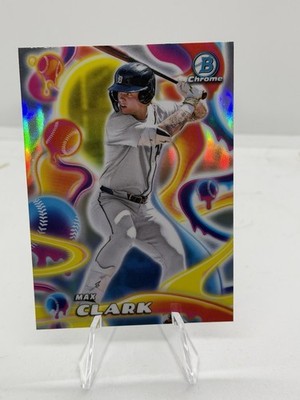 2025 Bowman Chrome Max Clark Melt Mashers Refractor #MM-18 Detroit Tigers 