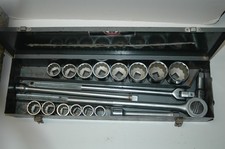 Wright Tool 19 Piece 34 Drive 12 Point Socket Breaker Set 1516-2 With Case Wright Tool 19 Piece 34 Drive 12 Point Socket Breaker Set 1516-2 With Case