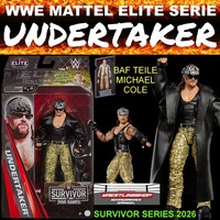 WWE Mattel Elite Survivor Series 2026 Undertaker Wrestling Figur Basic Wargames