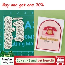 Letter Metal Cutting Dies DIY Scrapbooking Embossing Paper Card Crafts Stencils