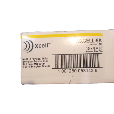 Rayovac Xcell Size 10 1.45v Zinc Air Hearing Aid Batteries 9 Packs 