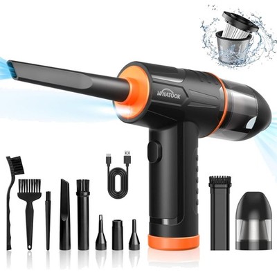 Elektrischer Druckluftbläser 2-in-1, 100.000 U/min Luftdruckreiniger, 3-Stufe...