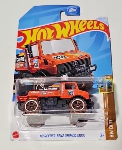 Hot Wheels - 2024 HW Dirt 1/10 Mercedes-Benz Unimog 1300L 178/250 (BBHTF05) - Picture 2 of 4