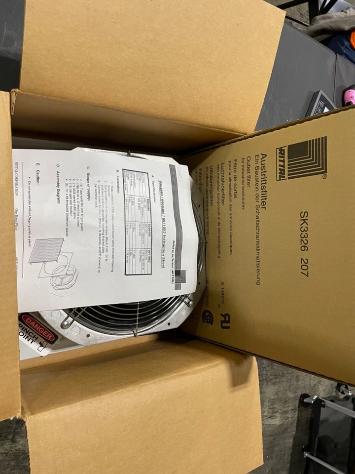 Unidad de ventilador y filtro Rittal 9968486 NUEVO/OB Foto 4 de 4