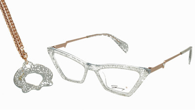 Brand New 2026 GENNY Women Eyeglasses GYV 794 C.08 Authentic Necklace Frame Case