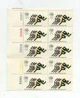 Olympic Runners Stamp of 1972, Scott #1462 - Plate Block of 10 Stamps — photo 1