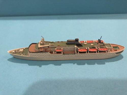 Holsatia #HOL14 Norwegian Passenger Ship Ilmatar 1981 Waterline Model - 1:1250 - Picture 2 of 13