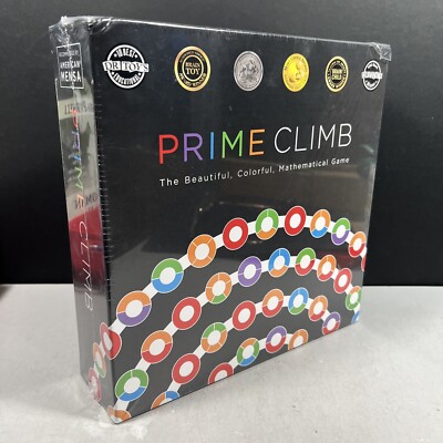 PRIME CLIMB Mathematical Board Game STEM Mensa Ages 10+ Award Winning NEW Sealed