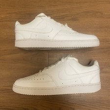 Nike Court Vision Low Triple White CD5463-100 Men’s Size 10 Basketball Shoes