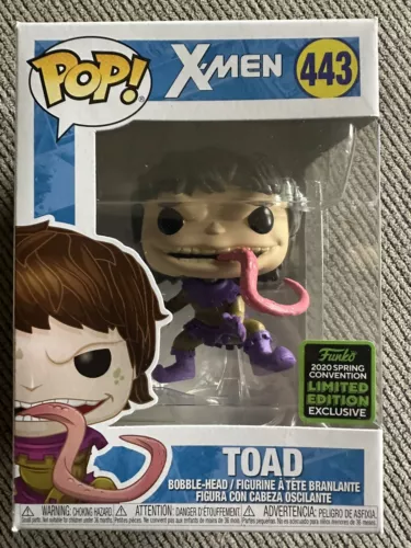 Funko Pop Marvel X-Men 443 2020 Convención de Primavera Edición Limitada Sapo Raro