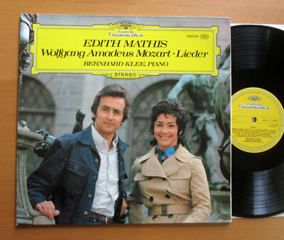 DG 2530 319 Edith Mathis Mozart Lieder Bernhard Klee 1973 NEAR MINT Gatefold