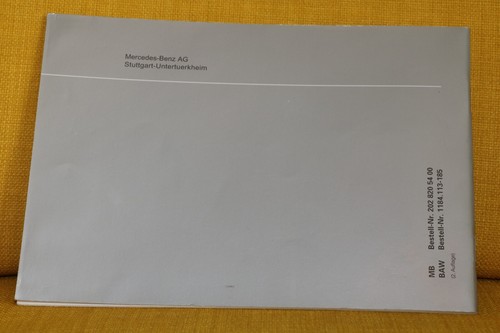 Bedienungsanleitung Mercedes Classic BE 1150 Becker W202 W124 W140 R129 W463 - Bild 4 von 4