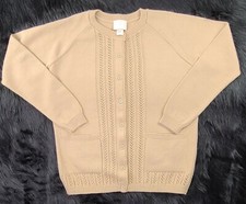 Lynda Smith Swann Acrylic Button Down sweater -80's vintage NWOT USA Made