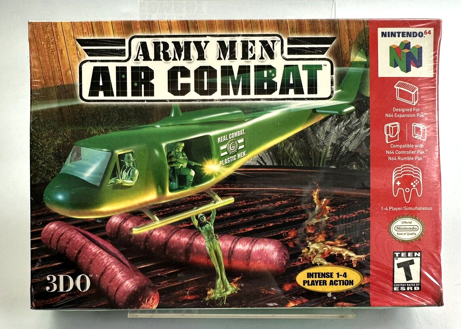 Nintendo 64 Army Men Air Combat, New And Sealed