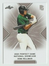 DOM HELLMAN 2021 LEAF PERFECT GAME NATIONAL DIRECT ALL-STARS ROOKIE CARD#D1-25