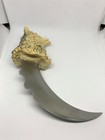 Wolf Head Dagger Knife 8" Display Stand Wood Pre-Owned Excellent  — photo 6