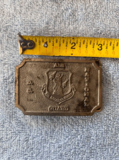 Vintage Air National Guard Belt Buckle