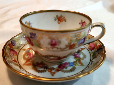 Demitasse Cup & Saucer Schumann Arzberg Germany Pattern #29 1950's