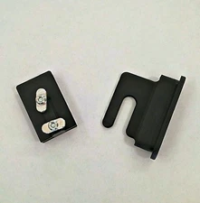 George Nelson mid-century Omni wall system mounting bracket hardware - Lot of 4