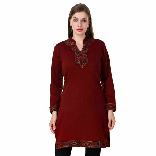 Winter Wear Full Sleeve Woolen Kurti 