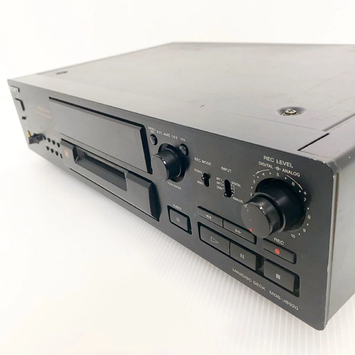 Sony MDS-JB920 MD Deck Mini Disc Recorder Player Operation Confirmed Used Japan