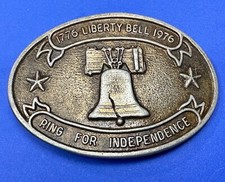 1976 Ring For Independence Bicentennial LIBERTY BELL USA belt buckle