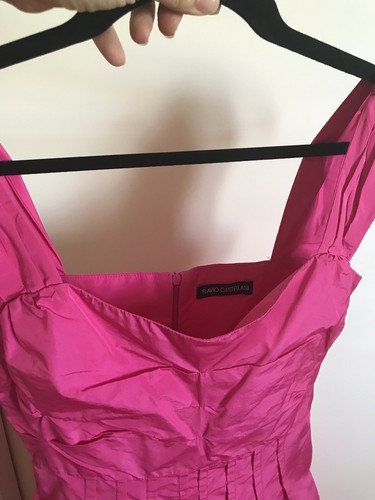 Flavio CASTELLANI Fucsia Abito Taglia 2 | eBay