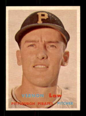 1957 Topps #199 Vern Law EXMT+ Pirates 532035