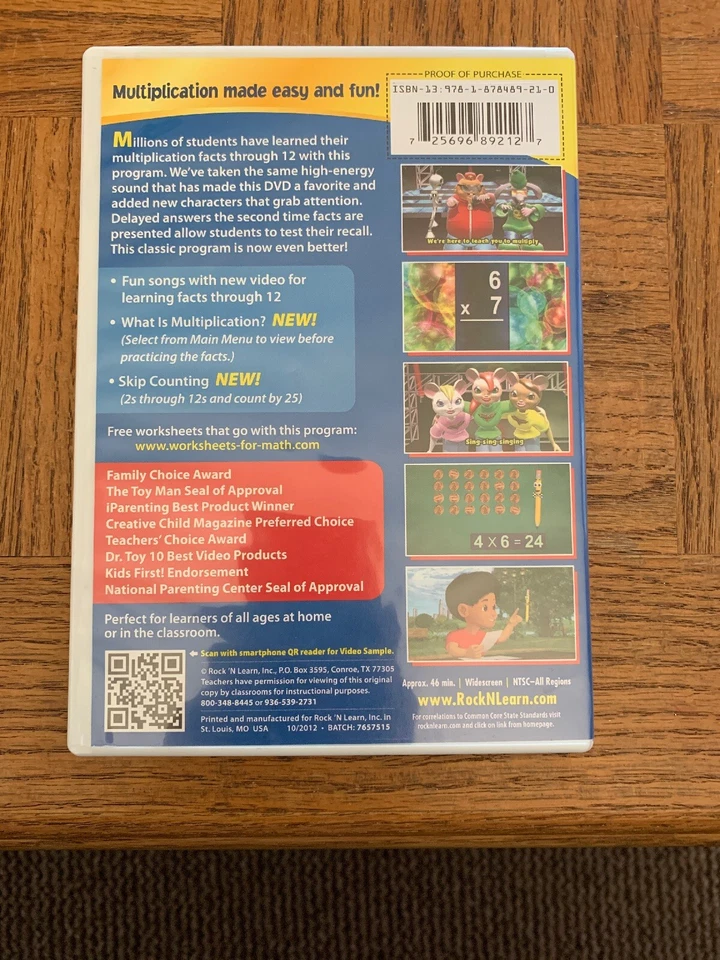 Multiplication Rap Dvd - Image 3 of 4