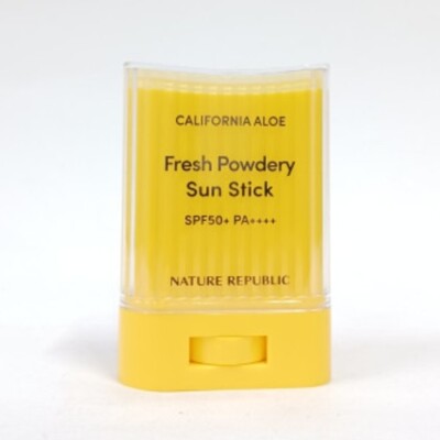 NATURE REPUBLIC Aloe Fresh Powdery Sun Stick LSF50+ PA++++ 24g Sonnenschutz