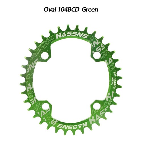 104BCD Lightweight Mountain Bike Oval Chainring 8-12 Speed 30-42T Round Sprocket - Picture 21 of 33