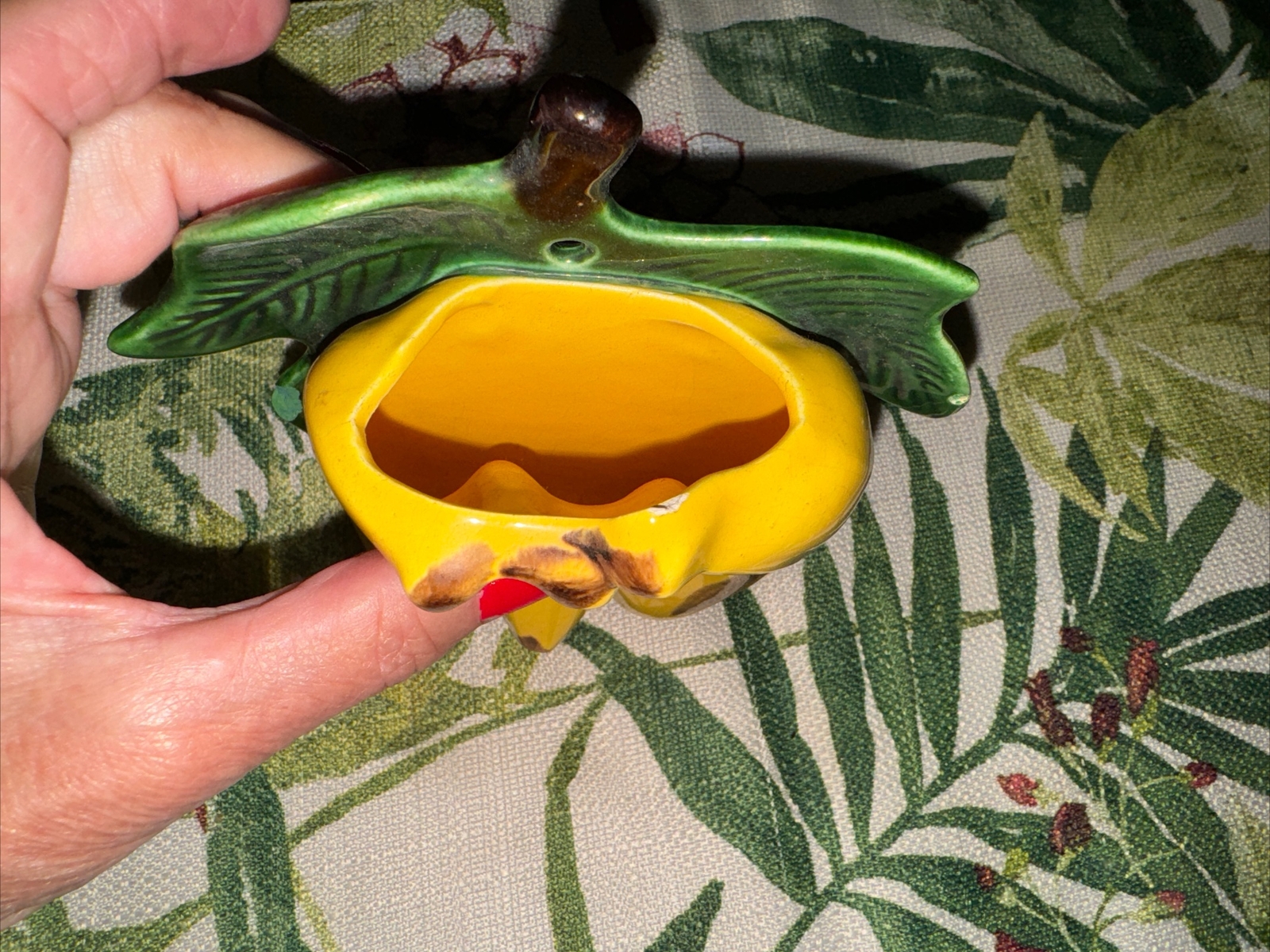 Vintage TreasureCraft Ceramic Bananas Wall pocket/Planter 6”/5”/2” eBay