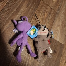APPLAUSE DISNEY PIXAR A BUG'S LIFE MOVIE Plush Bean Bag Lot Of 2 New With Tags