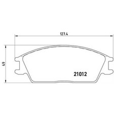 Disque de frein Hyundai PONY
