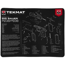 TekMat, For SIG SAUER P238 Premium Pistol Mat,  15"x20", Black