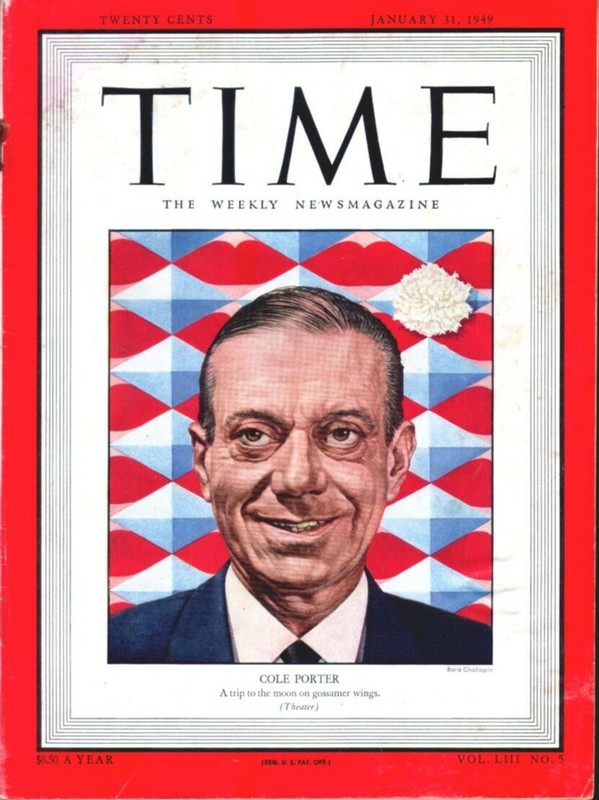 TIME MAGAZINE Cole Porter January 31, 1949 100% Complete