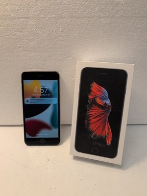  (NICE) Apple iPhone 6S Plus A1687 16GB Smartphone Gray + BOX (LOCKED BELL) -