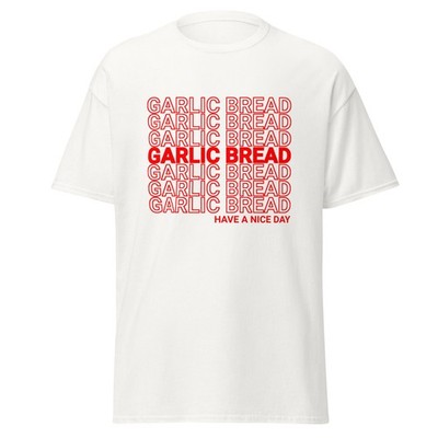 Funny Garlic Bread Thank You Bag Parody Shirt, Unisex